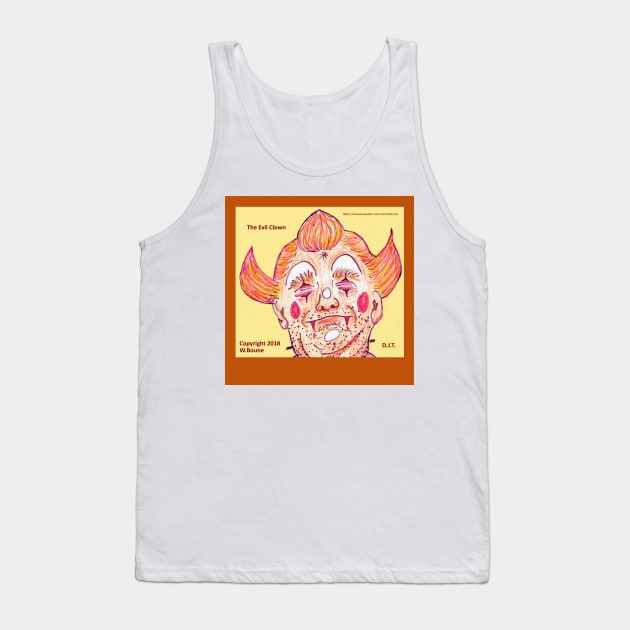 The Evil Clown Tank Top by wboune